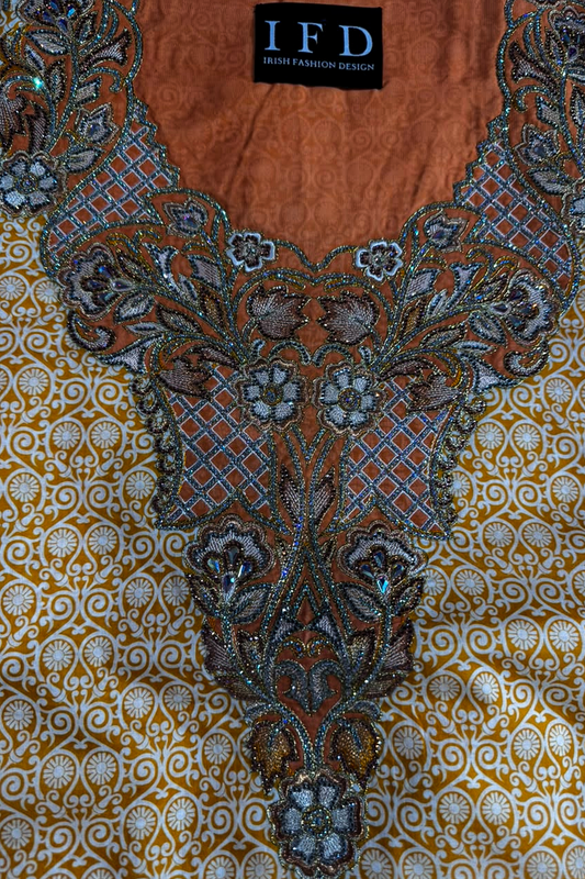 Burnt Orange Cotton