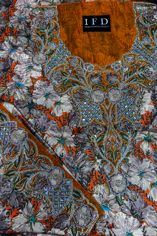 Mustard Yellow Silk